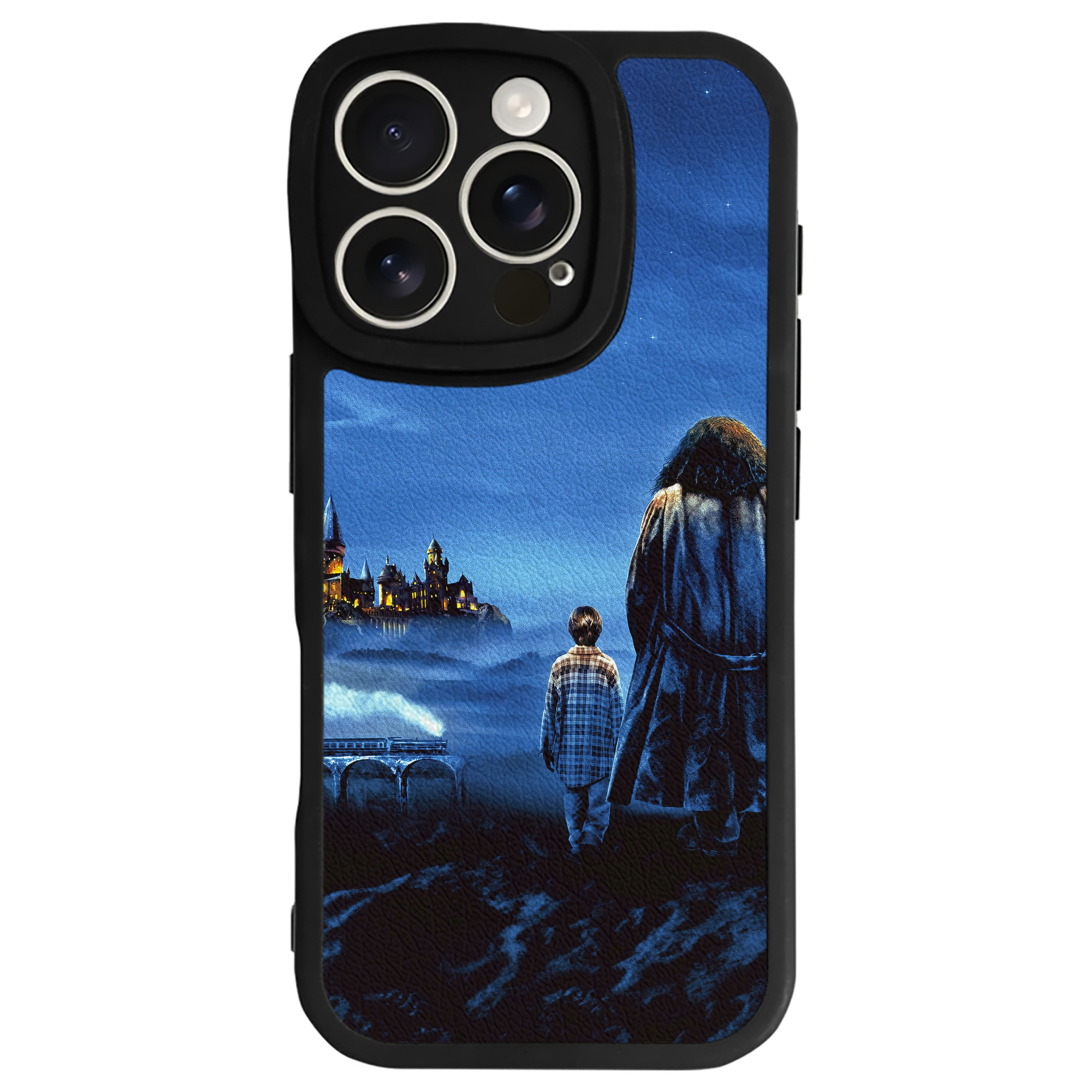 （画像用） Harry Potter ハリー・ポッターシリーズ 【iPhone 16シリーズ対応】シリコンスマホケース（レザー調） 材質：シリコン